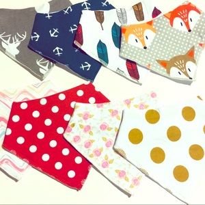 Boys and girls baby bandanas